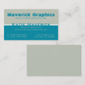 Berufliche Farbdusche-Visitenkarte Visitenkarte (Vorne/Hinten)