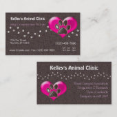 Berufliche Farbe Auswahl Tierservice-Doktors U Visitenkarte (Vorne/Hinten)