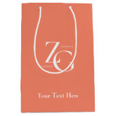 Berufliche Farbe für das Logo Mittlere Geschenktüte (Vorderseite)