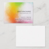 Berufliche Farbenfrohe Abstrakte Kunst, Dichtung u Visitenkarte (Vorne/Hinten)