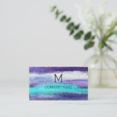 Berufliche Farbige Monografie aus modernem Holz #2 Visitenkarte (Stehend Vorderseite)