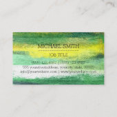 Berufliche Farbige Monografie aus modernem Holz #2 Visitenkarte (Rückseite)