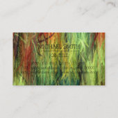 Berufliche Farbige Monografie des modernen Holzes  Visitenkarte (Rückseite)