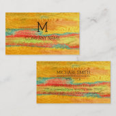 Berufliche Farbige Monografie des modernen Holzes Visitenkarte (Vorne/Hinten)