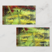 Berufliche Farbige Monografie des modernen Holzes  Visitenkarte (Vorne/Hinten)