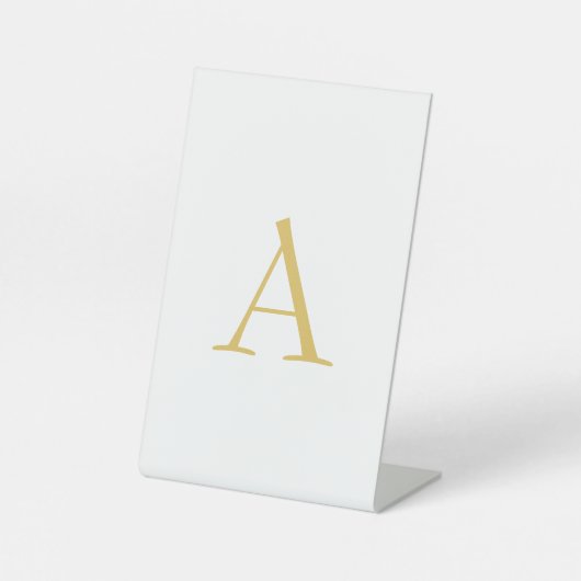 Berufliche Farbmonogramm Sockelschild (Vorderseite)