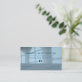 Berufliche Fensterreinigung Business Car Visitenkarte (Stehend Vorderseite)