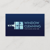 Berufliche Fensterreinigungsdienste Visitenkarte (Vorderseite)