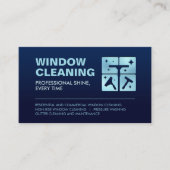 Berufliche Fensterreinigungsdienste Visitenkarte (Vorderseite)