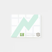 Berufliche Finanzpolitik Emojis Post-it Klebezettel (Vorderseite)