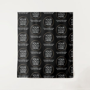 Berufliche Firmenlogos und Textfirmen Wandteppich