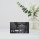 Berufliche Fitness Personal Trainer Dumbell Visitenkarte (Stehend Vorderseite)
