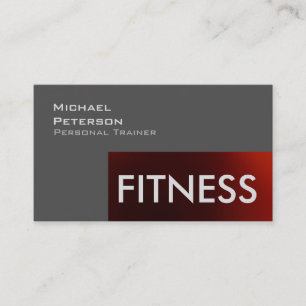 Berufliche Fitness Sport Business Card Visitenkarte