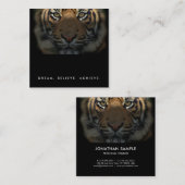 Berufliche Fitness Trainer Studio Elegante Luxus Quadratische Visitenkarte (Vorne/Hinten)