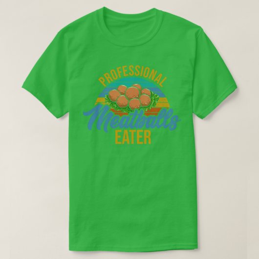 Berufliche Fleischbällchen T-Shirt (Design vorne)