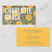 Berufliche Floristische Blume Personalisiert Visitenkarte (Vorne/Hinten)