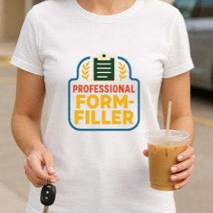 Berufliche Form Filler; Schulbücher T-Shirt