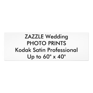 Berufliche Foto-Drucke für Hochzeiten 36 Zoll x 12 Fotodruck