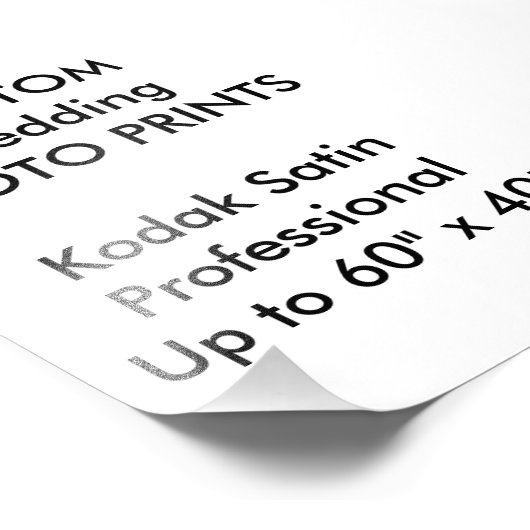 Berufliche Foto-Drucke für Hochzeiten von 4 Zoll x Fotodruck (Ecke)