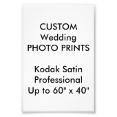 Berufliche Foto-Drucke für Hochzeiten von 4 Zoll x Fotodruck (Vorne)