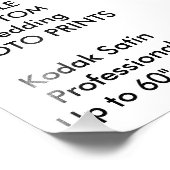 Berufliche Foto-Prints mit 5 Zoll x 7 Zoll Fotodruck (Ecke)