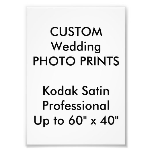 Berufliche Foto-Prints mit 5 Zoll x 7 Zoll Fotodruck (Vorne)