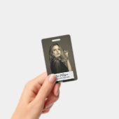 berufliche Foto QR-Website E-Mail sozial modern Ausweis (Handheld)