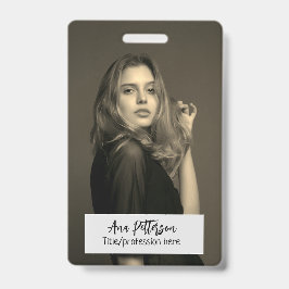 berufliche Foto QR-Website E-Mail sozial modern Ausweis