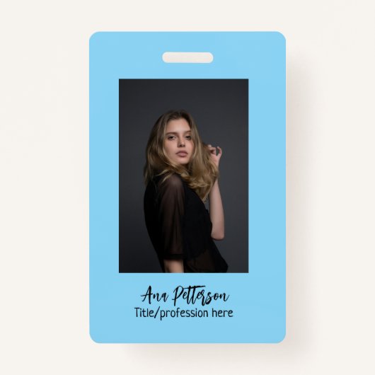 berufliche Foto QR-Website E-Mail sozial modern Ausweis (Vorderseite)