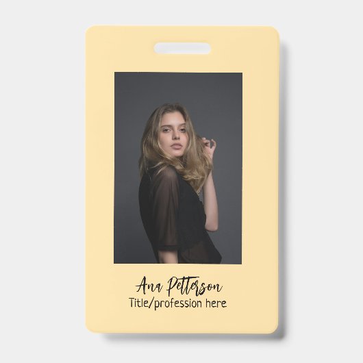 berufliche Foto QR-Website E-Mail sozial modern Ausweis (Vorderseite)