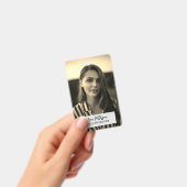 berufliche Foto QR-Website E-Mail sozial modern Ausweis (Handheld)