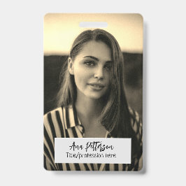 berufliche Foto QR-Website E-Mail sozial modern Ausweis