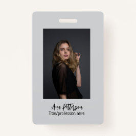 berufliche Foto QR-Website E-Mail sozial modern Ausweis