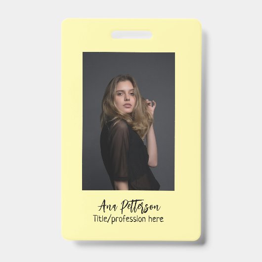 berufliche Foto QR-Website E-Mail sozial modern Ausweis (Vorderseite)