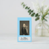 berufliche Foto QR-Website E-Mail sozial modern Visitenkarte (Stehend Vorderseite)