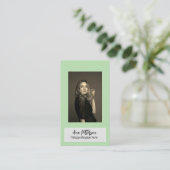 berufliche Foto QR-Website E-Mail sozial modern Visitenkarte (Stehend Vorderseite)