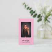 berufliche Foto QR-Website E-Mail sozial modern Visitenkarte (Stehend Vorderseite)