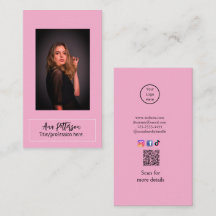 berufliche Foto QR-Website E-Mail sozial modern