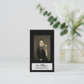 berufliche Foto QR-Website E-Mail sozial modern Visitenkarte (Stehend Vorderseite)