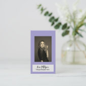 berufliche Foto QR-Website E-Mail sozial modern Visitenkarte (Stehend Vorderseite)