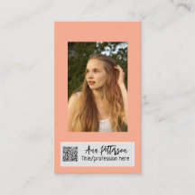 berufliche Foto QR-Website E-Mail sozial modern