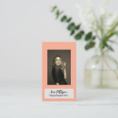 berufliche Foto QR-Website E-Mail sozial modern Visitenkarte (Stehend Vorderseite)