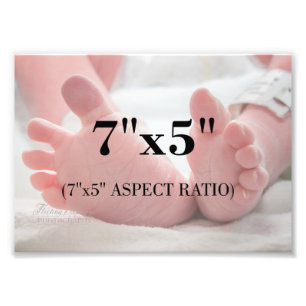 Berufliche Foto-Schablone 7 x 5 Längenverhältnis Fotodruck