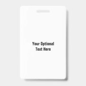 Berufliche Foto- und Textdateien Ausweis (Rückseite)