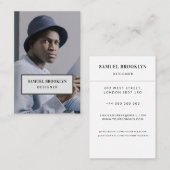 Berufliche Foto-Visitenkarte Visitenkarte (Vorne/Hinten)