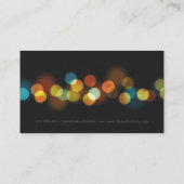 Berufliche Fotograf-Geschäfts-Karte Visitenkarte (Rückseite)