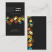 Berufliche Fotograf-Geschäfts-Karte Visitenkarte (Vorne/Hinten)