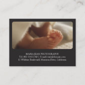 Berufliche Fotograf-Geschäfts-Karte Visitenkarte (Rückseite)