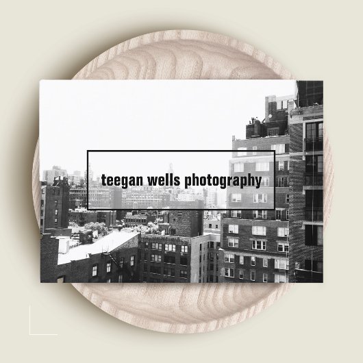 Berufliche Fotografie Fotokarte Visitenkarte