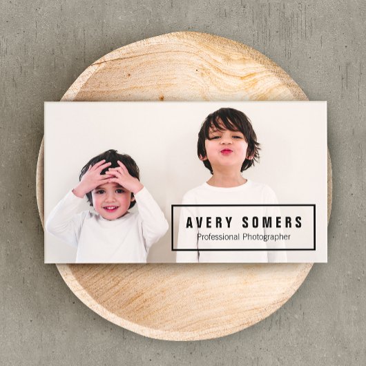 Berufliche Fotografie-Fotokarte Visitenkarte